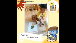 Keseruan kelas Sunny Glow Montessori Play school cabang Cikarang  #belajarmontessori#duniamontessori