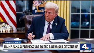 In bid to end birthright citizenship, Trump asks Supreme Court to step in