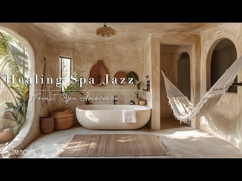 Relaxing Jazz Music for Stress Relief | Healing Spa Sounds With Tranquill Jazz for Deep Relaxation