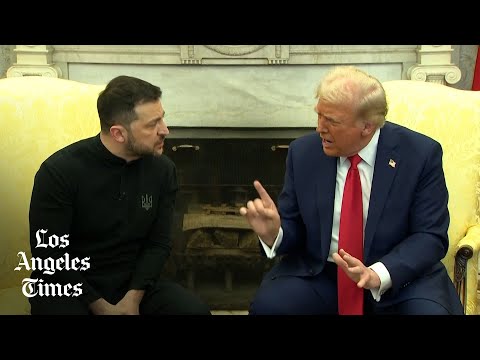 Trump, Vance, Zelensky spar in heated Oval Office meeting