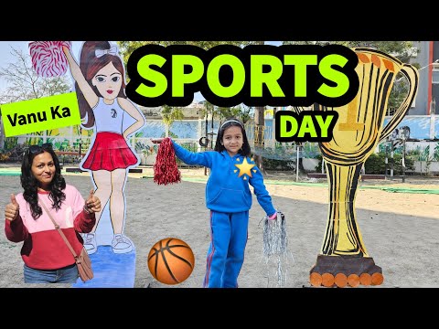 VANU KA SPORTS DAY 🏃‍♀️🏀⚽️🤩🎊   | Vanu Annual Sports Day 2025 Vlog | Aayu and Vanu