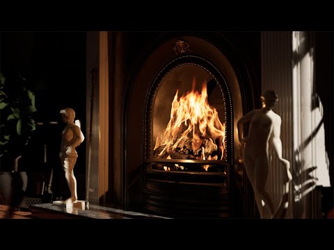 4K Relaxing Fireplace | For Sleep Or Study | 8 Hours Of A Crackling Fireplace | Cozy Fireplace