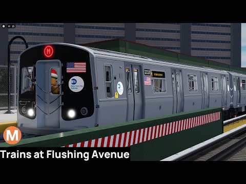 ROBLOX | M Trains at Flushing Avenue