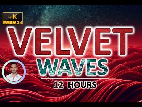 Relaxing Velvet Waves for Deep Sleep | 12 Hours | BLACK SCREEN | Tinnitus & Anxiety Relief