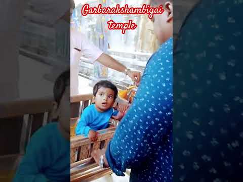 Garbarakshambigai Temple Golden Cradle with my GOHAN #trending #shortsvideo #goldentemple #cradles