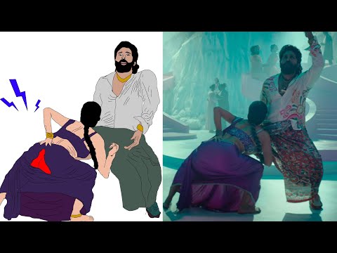 Peelings Hindi Full Video Song | Pushpa 2 Songs | Allu Arjun | Rashmika Mandanna | Drawing meme