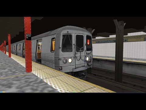 openbve NYCT- r46 {J} broad street to jamaica center.... morining stream