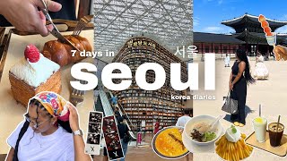 KOREA VLOG 🇰🇷: my first time in seoul, lots of eating, exploring the city, cafes, shopping, etc.