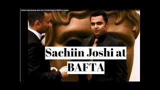 Sachiin Joshi speaking about Arts for India Charity at BAFTA London