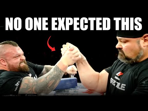 Brian Shaw v. Eddie Hall was Surprising (Round by Round Arm Wrestling Recap)