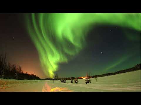 Northern Lights Winter Free Tv Art Wallpaper Screensaver Home Decor Digital Snow