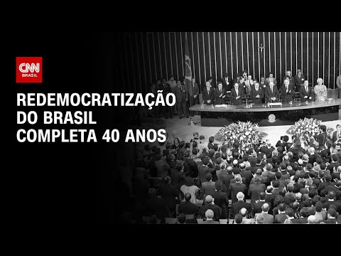 Restauração da democracia completa 40 anos | CNN PRIME TIME