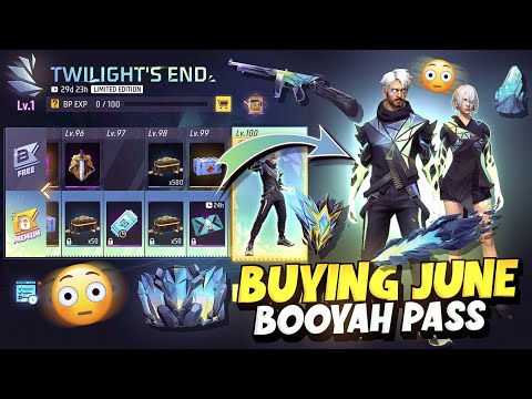 Buying New Booyah Pass Season 18 in Free Fire | June Bp Ring Event | Free Fire New Event Today