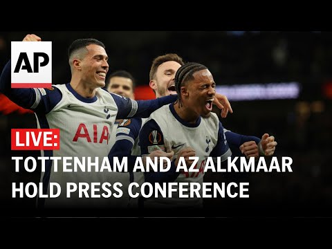 LIVE: Tottenham Hotspur and AZ Alkmaar hold press conference after Europa League match