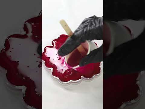 Resin twisted technique rose coaster tutorial #resintutorial #artandcraft #resincoasters #resinart