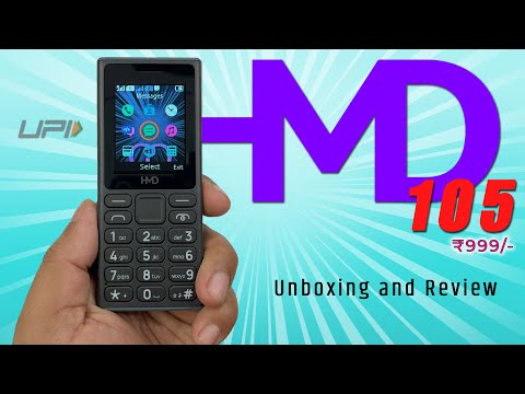 HMD 105 Keypad Phone Unboxing and Review with UPI, Multimedia under ₹999/-