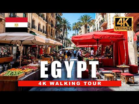 🇪🇬 Egyptian Bazaar Walking Tour - Alexandria, Egypt Market Tour [4K HD / 60fps]