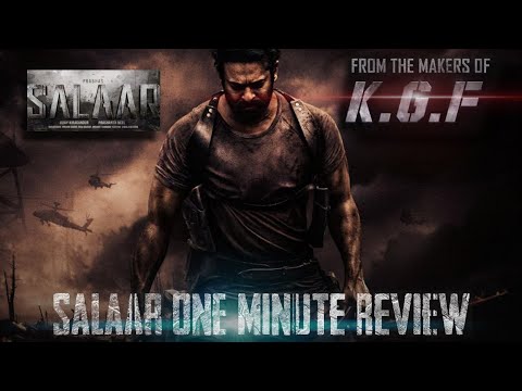 SALAAR MOVIE ONE MINUTE REVIEW | FROM THE MAKERS OF KGF #prabhas #prabhasfans #salaar #salaartrailer