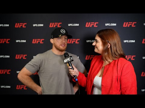 Justin Gaethje Backstage Interview | UFC 313