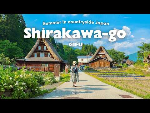 Summer escape to Japanese Countryside | Visiting village of Shirakawago & Gokayama | Japan VLOG