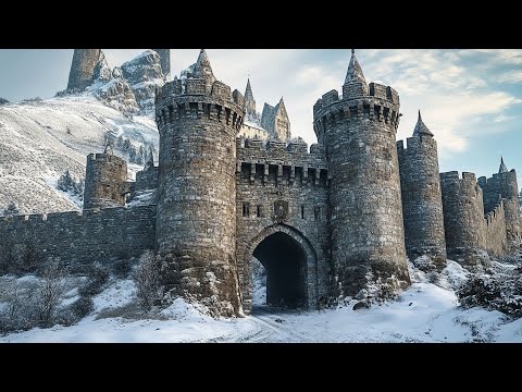 Enchanting Medieval Winter Castle - Music for Serene Relaxation & Tranquility- Peaceful Celtic Music