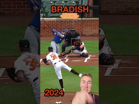 Kyle Bradish is throwing his sinker … to lefties?! #orioles #mlb #baseball