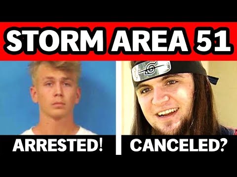 YouTubers ARRESTED For Storming Area 51 & MAJOR Storm Area 51 Update: Alienstock Event ESCALATES!