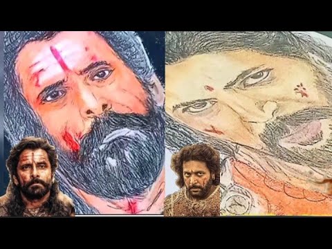 ponniyan selvan (ps-1) movie jayam ravi and vikram drawing/The wall of art