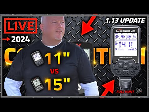 **15" VERSUS 11" - BLOOD ON THE FACE** 1.13 Update | NOKTA LEGEND | METAL DETECTING | 2024 LIVE SET