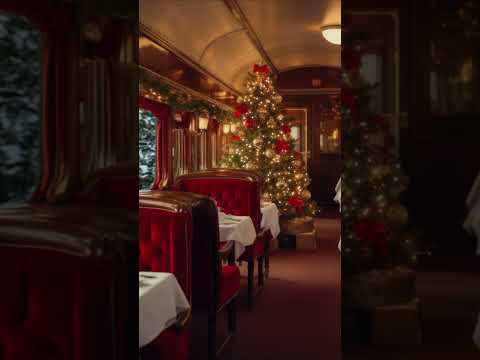 Christmas Jazz Aboard the North Pole Express 🎟🚂🎄 #shorts #christmasambience #christmasmusic