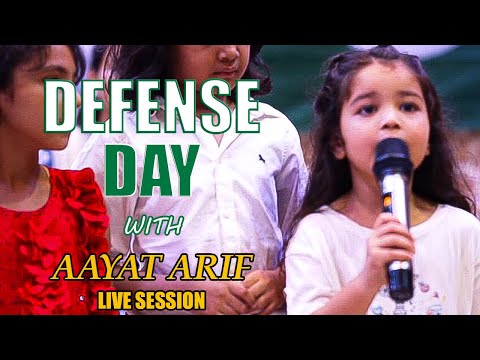 Aayat Arif || Invitation On Defence Day || Pakistan Day || live session || ||Official Video ||