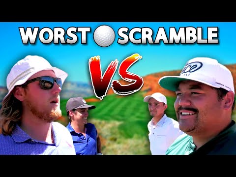 Worst Ball Scramble with the boys