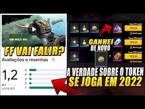 A Verdade Sobre o Token se Joga em 2022, FF Com 1 Estrela na Playstore e Ganhei +9999 DIAMANTES!