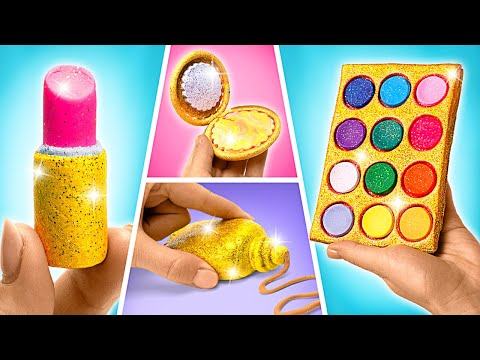 Makeup Fiasco Becomes Play-Doh Fun💄✨ | Glittery ✨ DIY for Kids by Slick Slime Sam's Maker World