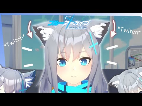 Shiroko's ear movement [Blue Archive]