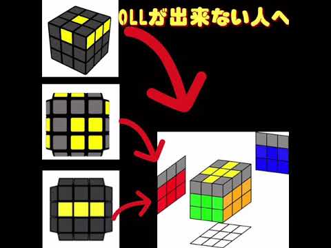 【ルービックキューブ】OLLが出来ない人へ　まずは素早くクロスを揃えれるようになってからOLLを練習しよう