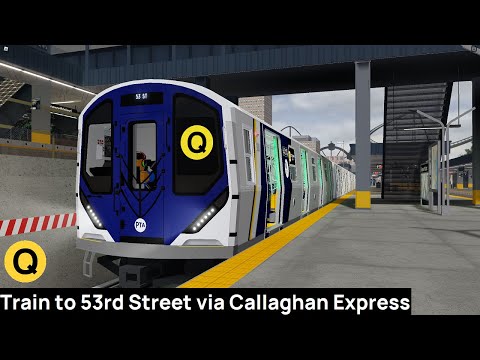 ROBLOX | PTA Callaghan | R211 Q Train to 53rd Street