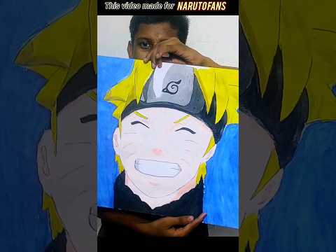 NARUTO painting 3 days work #art #shorts #naruto #anime #animelover #kakashi #trend