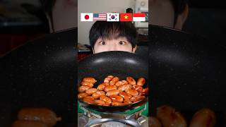 Sausage with rice 🍚 #mukbang #stoneychoi