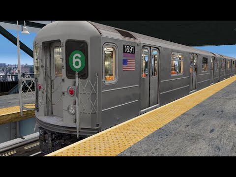 openbve: R62A {6} pelham bay park to brookyln bridge city hall