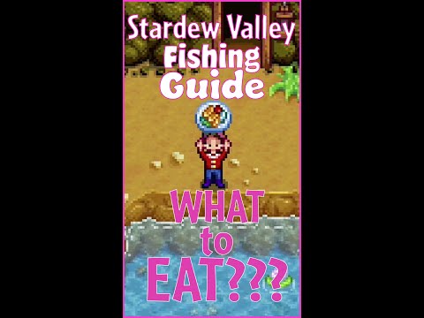 Stardew Valley Fishing Guide | Stardew Valley Food that Increases Fishing Luck #shorts