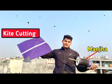 Kite Cutting easy | Flying Big Kites | Kite vlog |