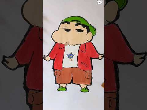 shin Chan drawing how to draw shin Chan #art #subscribe #shorts #viral #shinchan #trending #cartoon