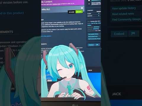 Miku in computer? #shorts