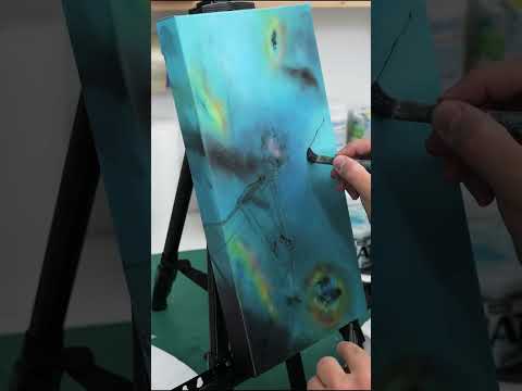 PAINTING DEMO | Encapsulated Labradorite