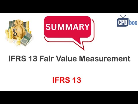 IFRS 13 Fair Value Measurement summary - applies in 2025