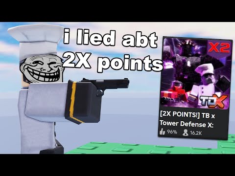 how i KILLED Tower Defense X.. | ROBLOX