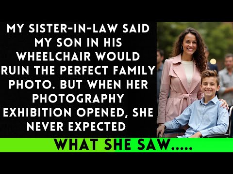 My SIL kick Out My Son From Family Photos – The Gallery Opening Shocked Her...