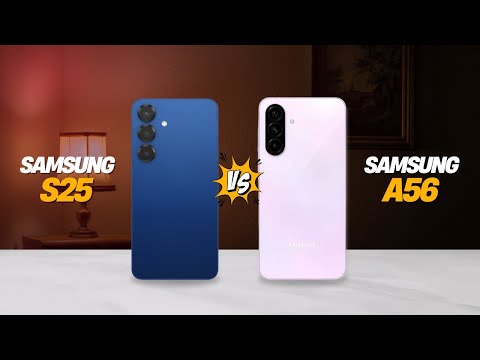 Samsung Galaxy S25 Vs Samsung Galaxy A56 || Full Comparison ⚡ Which one is Best?