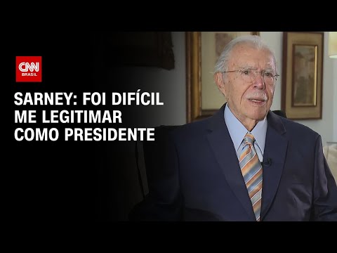 Sarney à CNN: Foi difícil me legitimar como presidente | AGORA CNN